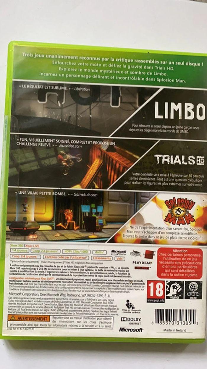 Limbo trials double pack xbox 360 - photo numéro 4