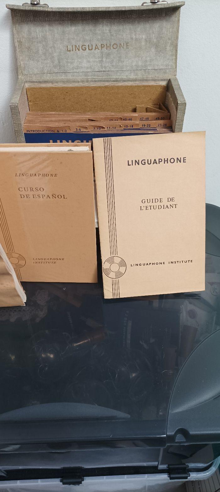 Vintage Linguaphone avec livret et disques 45 tours bon état - photo numéro 5