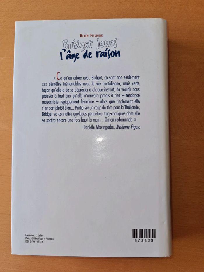 Livre Bridget Jones L'âge de raison en TBE 
Éditions France Loisirs - photo numéro 2