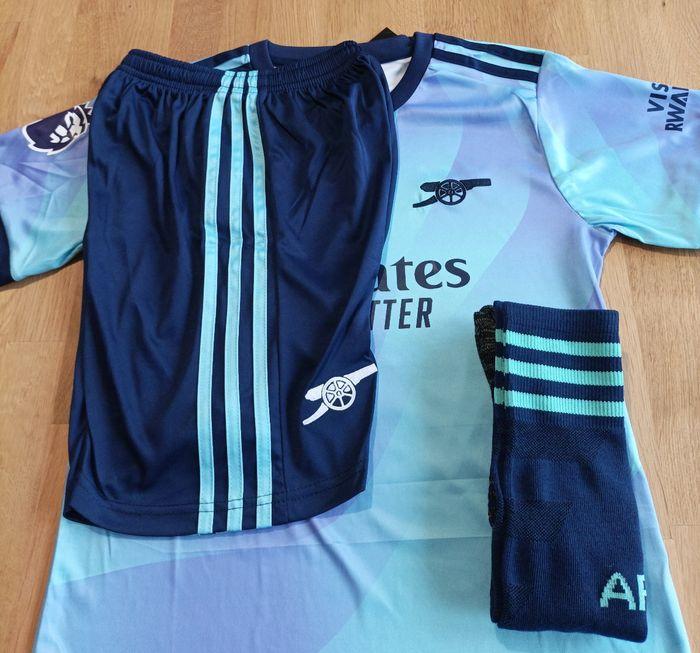 Maillot SALIBA Arsenal third blue taille 8 ans modèle 2025 - photo numéro 3