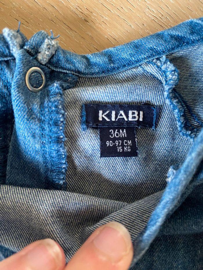 Robe effet jean ML Kiabi 36mois - photo numéro 2