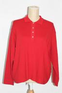 Pull hiver rouge - Manches longues - Fileuse d'arvor - 54