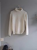 Pull blanc  et gris jennyfer