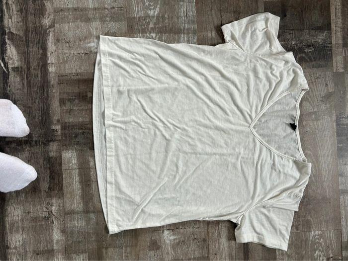 Lot de deux tshirts blanc - taille L - photo numéro 4