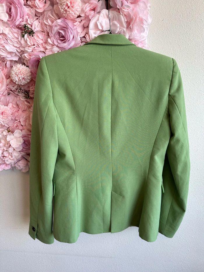 Joli blazer Zara, vert pomme taille 34 - photo numéro 3