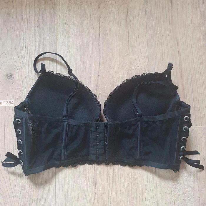 Soutien gorge coque push-up armatures dentelle noir - Undiz - Taille 85B - photo numéro 3