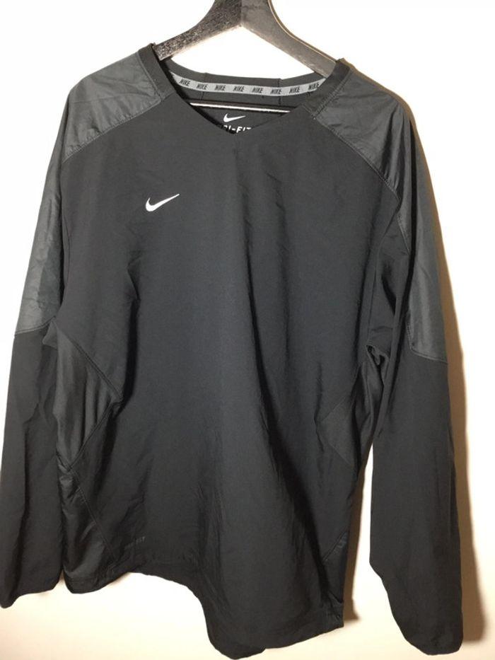 Sweat col V léger pour homme Nike Dry Fit noir taille XL 164 - photo numéro 1