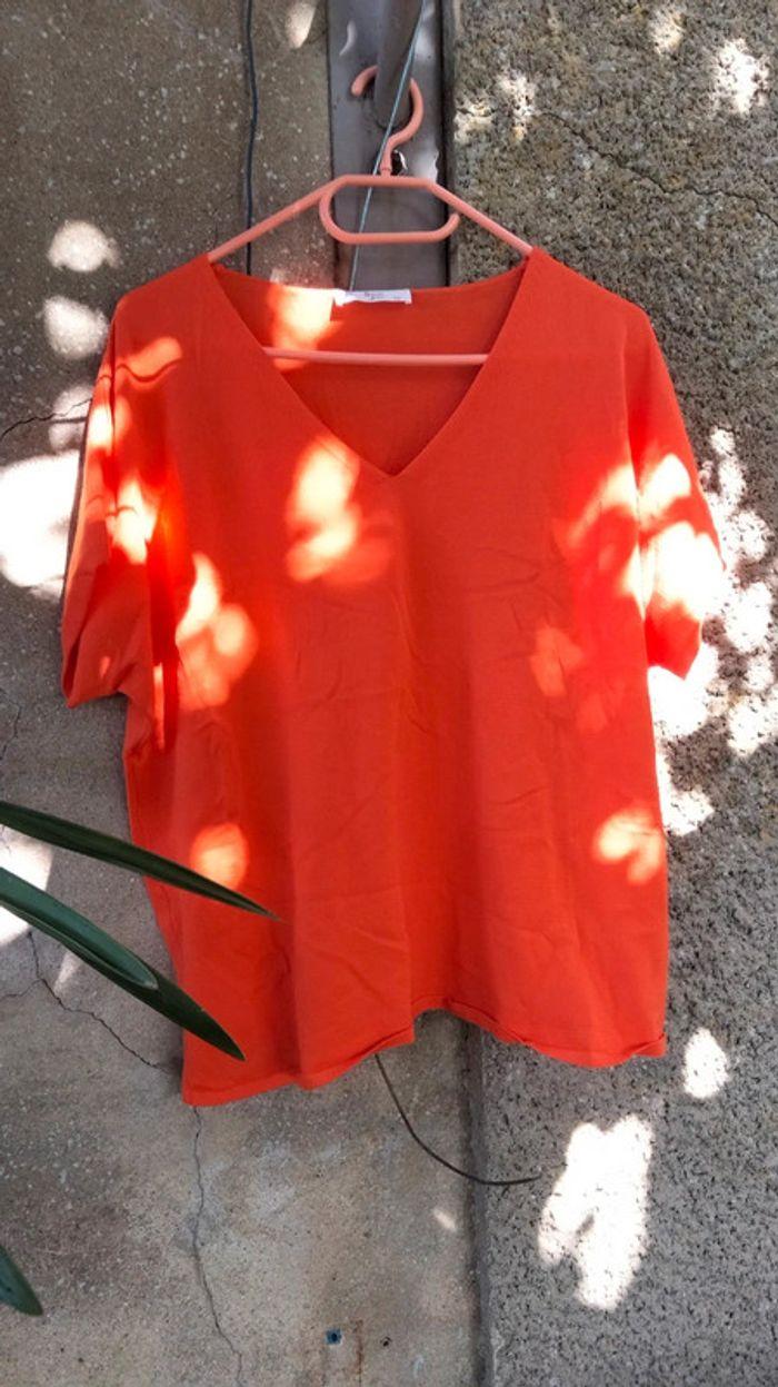 T-shirt orange - photo numéro 1