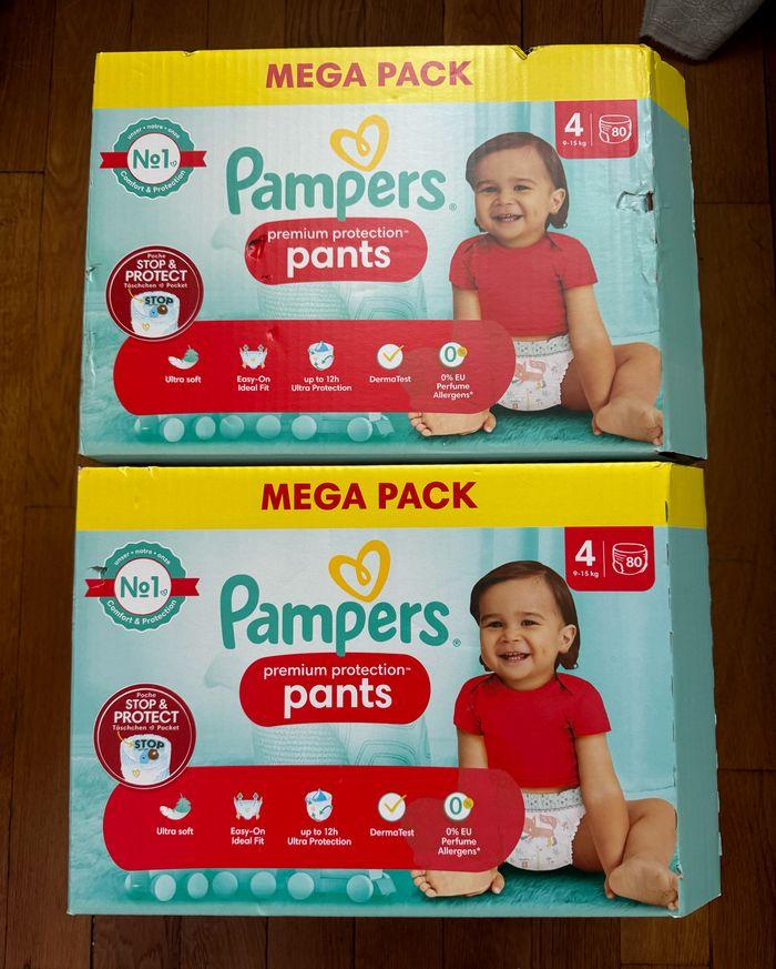 Lot de 3 cartons de couches Pampers taille 4/5 - photo numéro 2