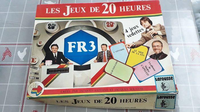 Jeu Les jeux de vingt heures vintage - photo numéro 1