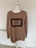 Pull marron shein