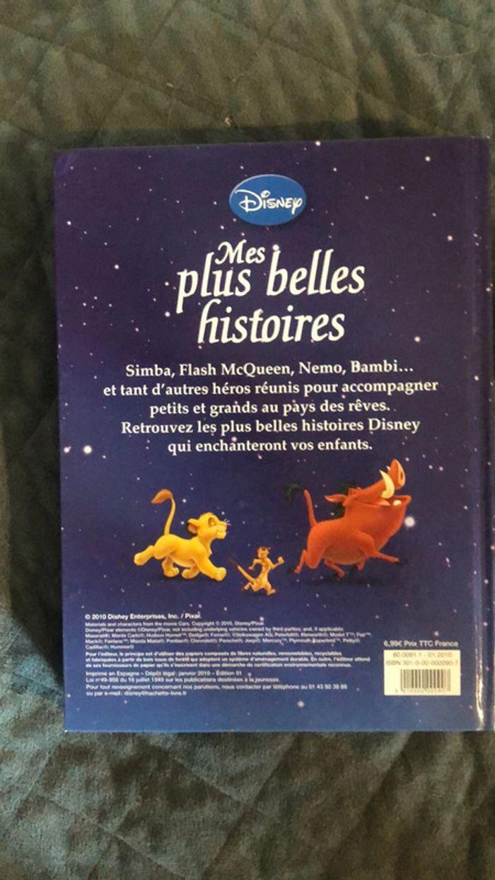 Livre mes plus belles histoires Disney - photo numéro 2