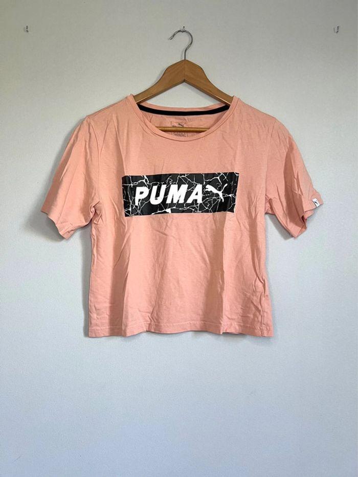 T-shirt de sport Puma rose - photo numéro 1