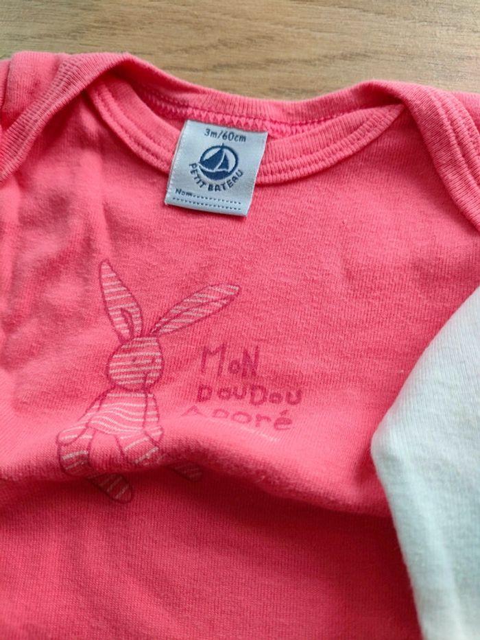 Lot petit bateau bodie 3 mois - photo numéro 7