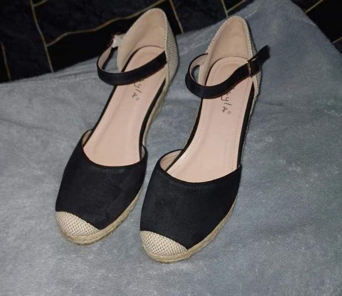 Chaussure femme talon en corde - photo numéro 1