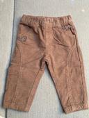 Pantalon velour