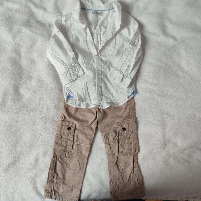 Ensemble chemise pantalon 2 ans - 86 cms - photo numéro 1