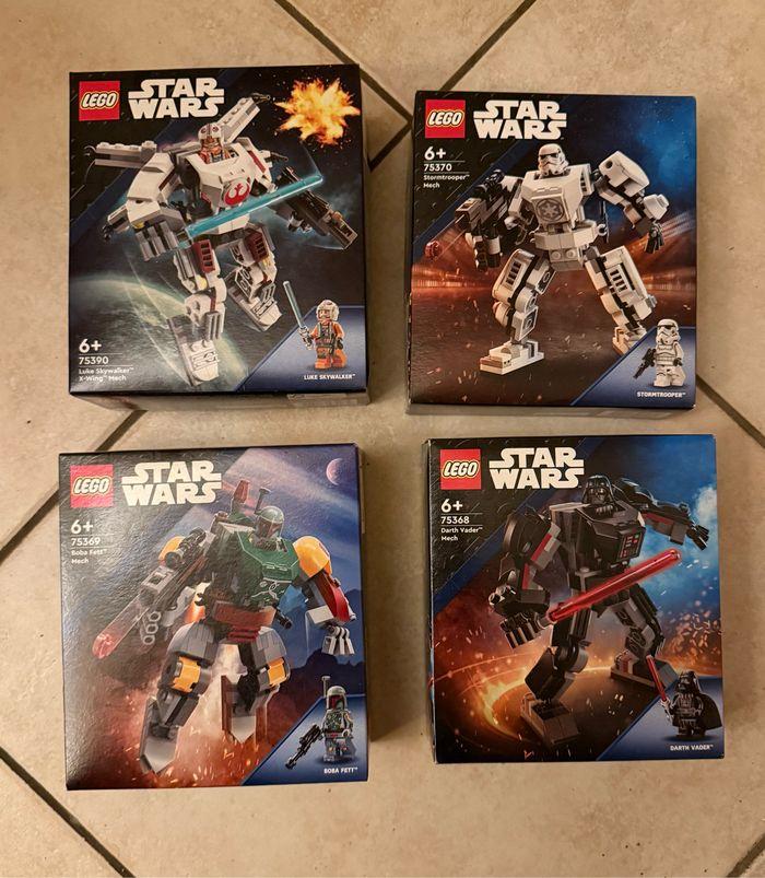 LEGO Star wars : lot 4x  battle mech NEUF - photo numéro 1