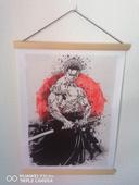 affiche en toile one piece zoro