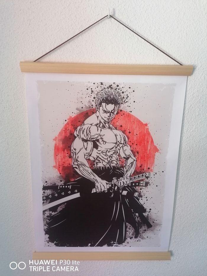 affiche en toile one piece zoro - photo numéro 1