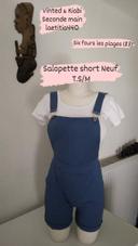 Salopette short + Tee-shirt T.S/M