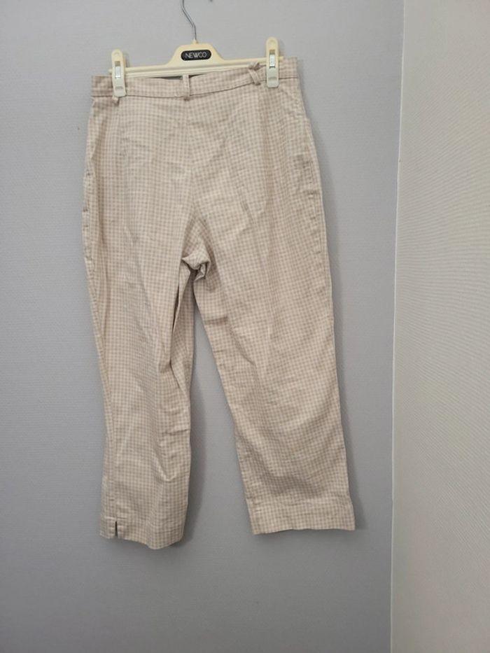 Pantalon vintage  petit carreau - photo numéro 4