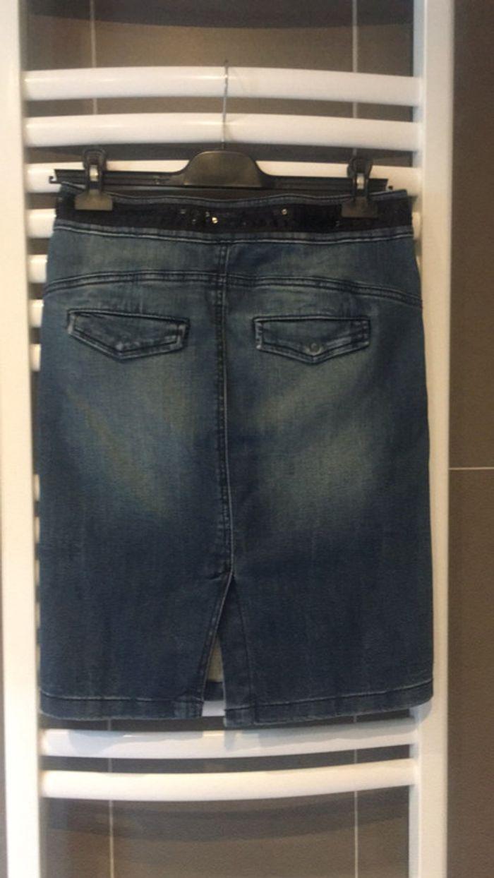 Jupe en jeans Esprit Taille 36 - photo numéro 3