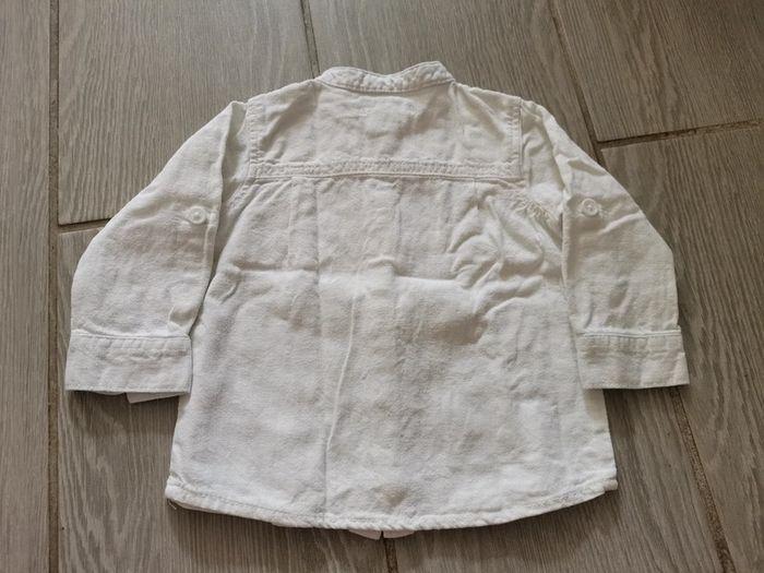 Chemise blanche bébé 12 mois - photo numéro 2