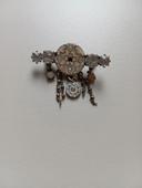 Broche Pilgrim fleur et strass