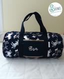 Sac polochon Licornes Marine - personnalisable