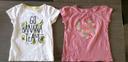 2 tee-shirts manches courtes 2/3ans