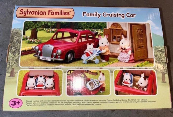 Voiture rouge cabriolet 5 places Sylvanian Families Neuf emballé  5448 - photo numéro 3