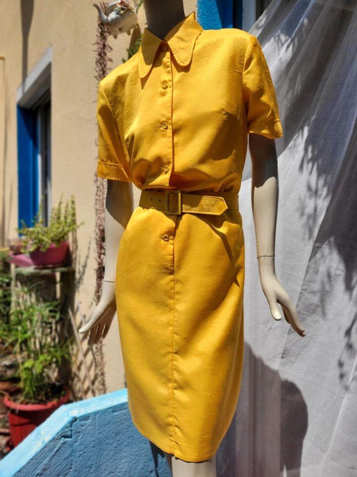 Éclatante robe chemise Rhonel 💛  Vintage 60 - photo numéro 17