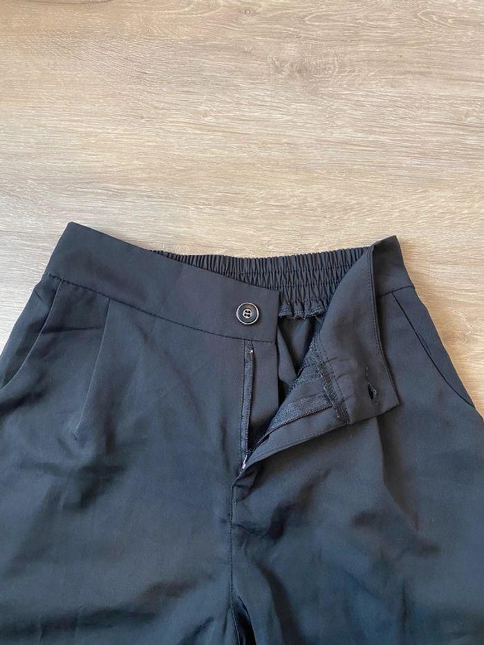 Pantalon chino avec élastique noir taille S / 36 - photo numéro 6