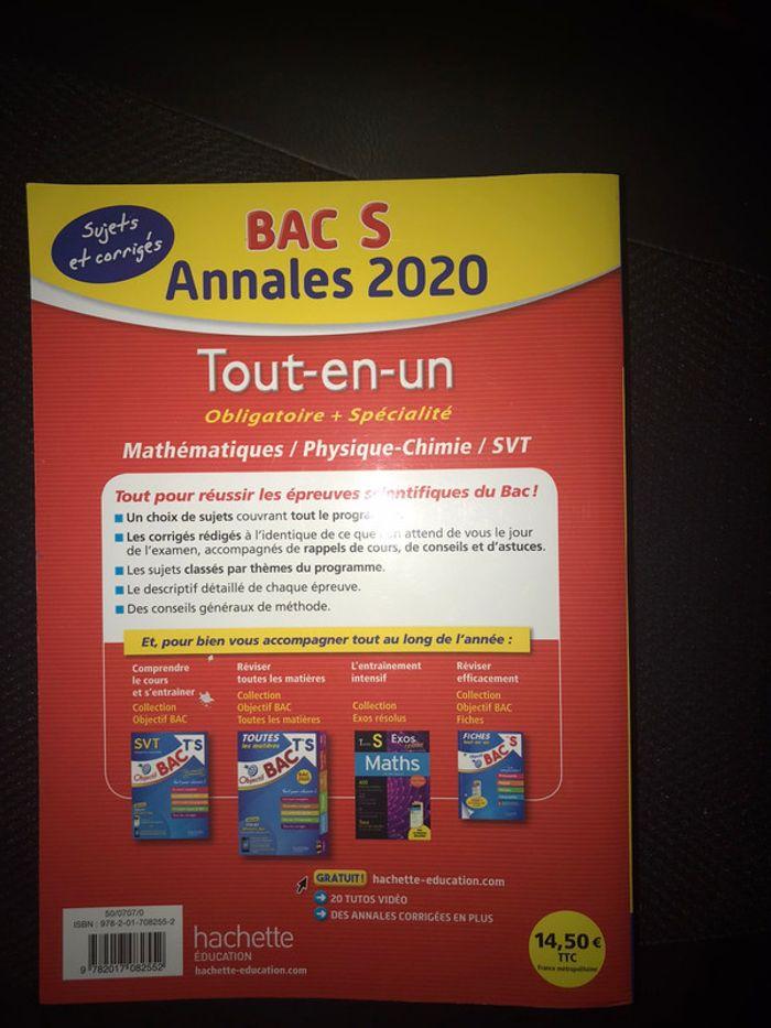 Annales 2020 Bac S - photo numéro 2