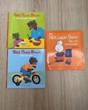 Lot 3 livres petit ours brun / petit lapin blanc