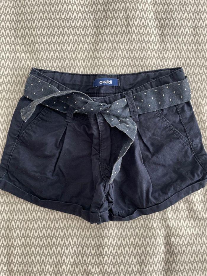 Short bleu marine Okaidi 2 ans. Très bon état - photo numéro 1