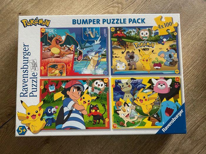 Puzzle x4 100 pièces Pokémon - Ravensburger - photo numéro 1