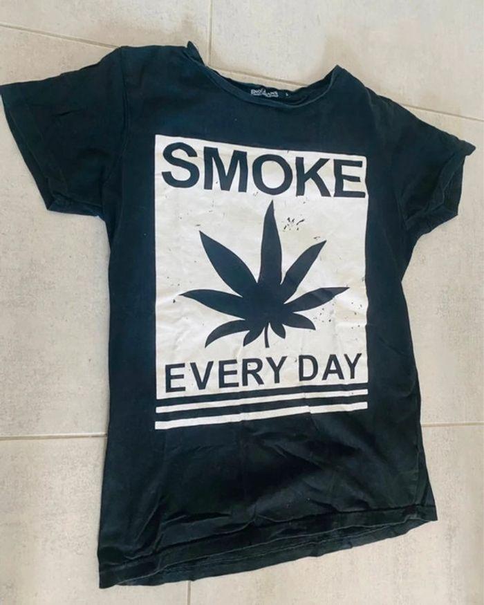 T-shirt smoke every day - photo numéro 3