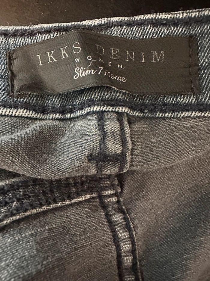 Jean cargo stretch ikks slim 7/8ème taille 40 - photo numéro 8