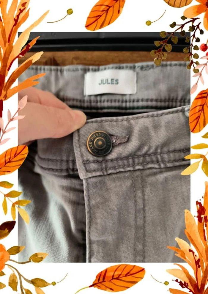 Pantalon jeans slim gris W28 L30 - photo numéro 4