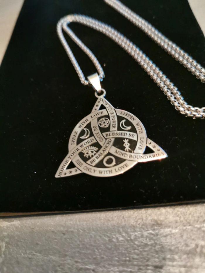 Collier et pendentif spirituel noeud celtique - photo numéro 2