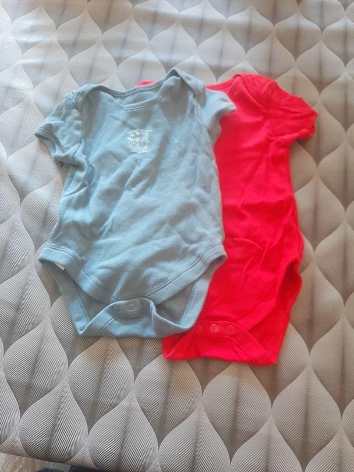 Lot de 2 body manches courtes