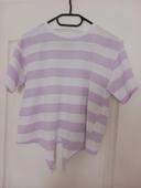 vends Short et t-shirt 13 / 14 ans mauve H&M