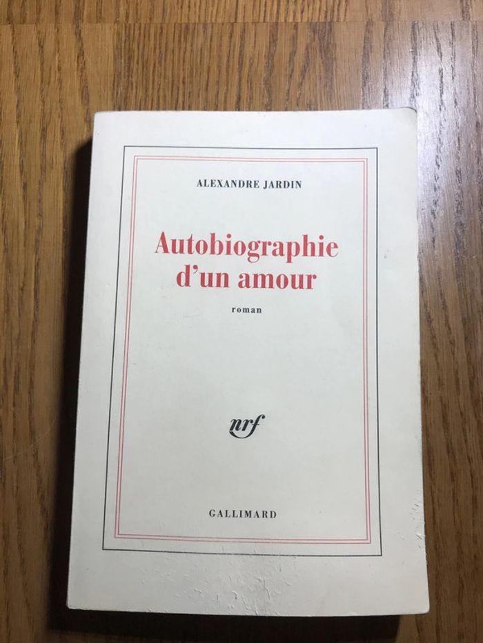 Autobiographie d’un amour Alexandre Jardin - photo numéro 1