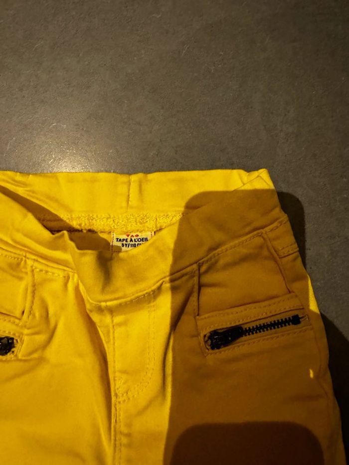 Jean / Pantalon / Jegging - Tape à l’œil - Jaune - 5 ans - photo numéro 2