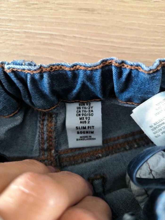 Jean h&M 92 cm 1 et demi-2 ans - photo numéro 2