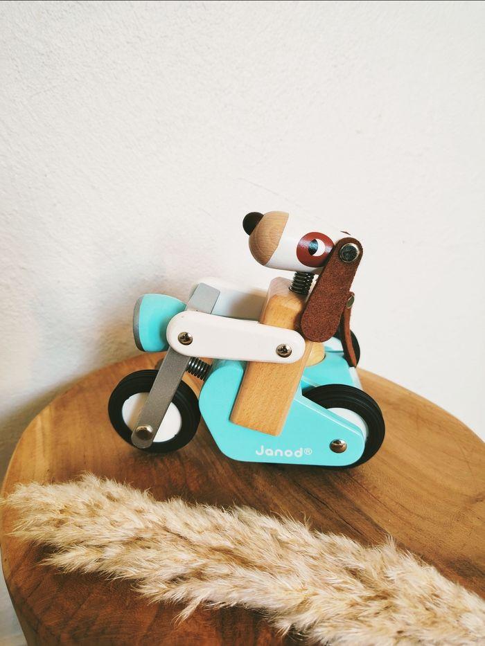 🐶Toutous Spirit sidecar à roulettes en bois marque Janod - photo numéro 3