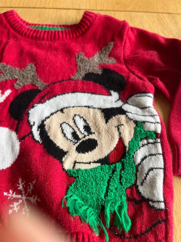 Pull Noël 9 mois Mickey j1 - photo numéro 2