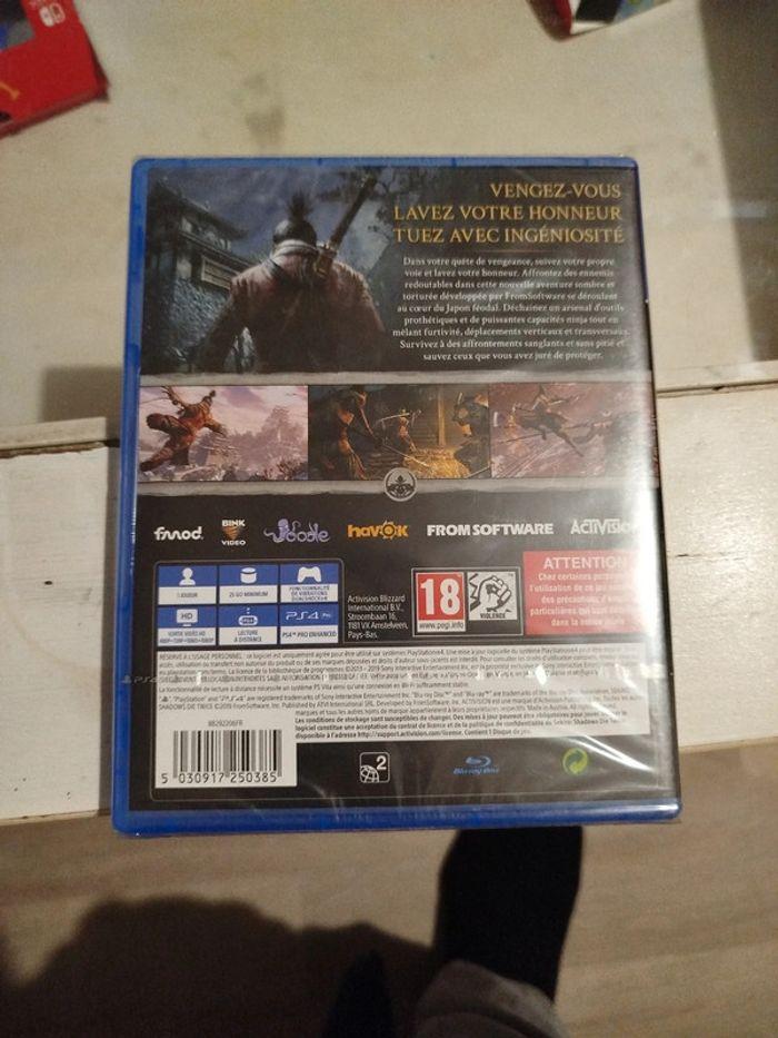 Sekiro ps4 neuf sous blister - photo numéro 2